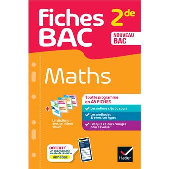 Fiches bac - Maths 2de - 1