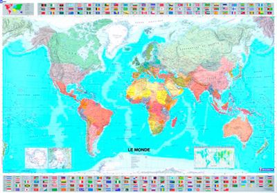 Sous-main Carte du monde en 2024  Drapeau pays, Sous main, Carte du monde