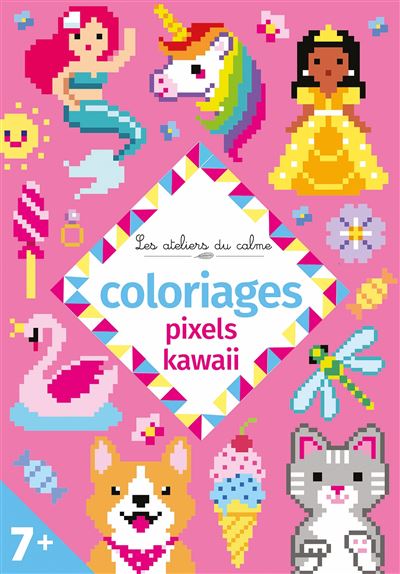 Coloriages Pixels Kawaii - Léa Fabre - broché