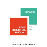 Revue du droit des religions n° 21/2026