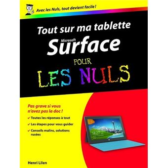 Pour Les Nuls - Tout sur ma tablette surface pour les nuls - 1