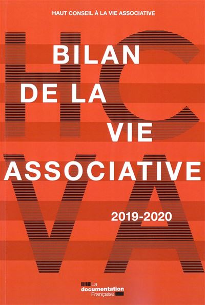 Bilan de la vie associative 2019-2020 - Haut Conseil à la vie associative - Documentation Francaise - broché - Etude