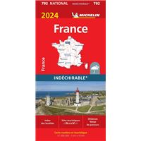France (poster plastifié - sous gaine) - broché - Michelin, Livre tous les  livres à la Fnac