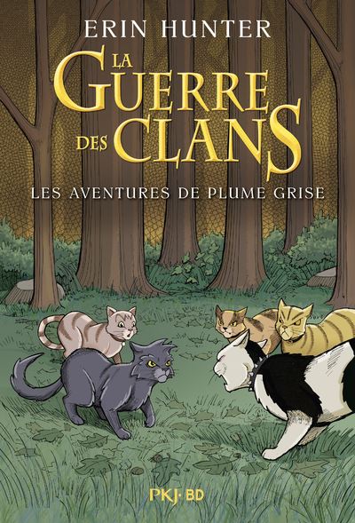 La guerre des clans illustrée - Les aventures de Plume Grise - Erin Hunter - Pocket Jeunesse - broché - Bande dessinée jeunesse