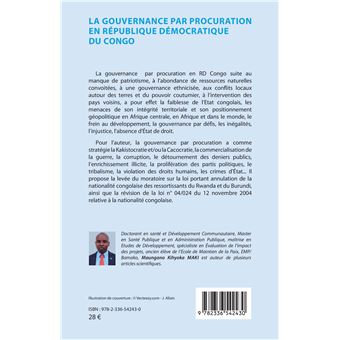 La gouvernance par procuration en République Démocratique du Congo