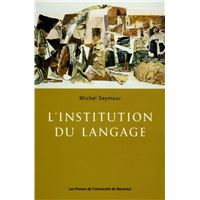 L'institution du langage
