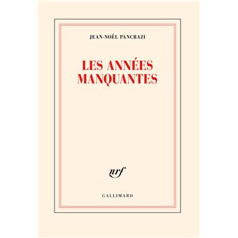 Les années manquantes - 1