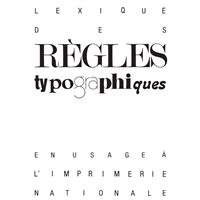 Lexique des règles typographiques