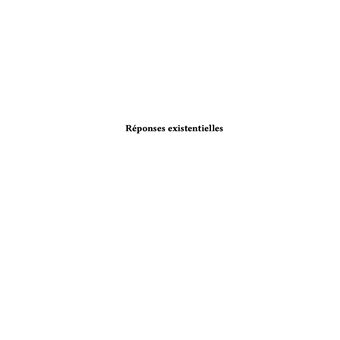 Réponses existentielles