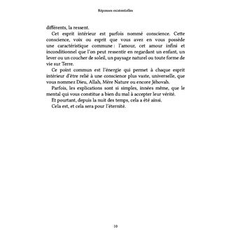 Réponses existentielles
