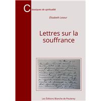 Lettres sur la souffrance