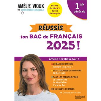 Réussis ton Bac de français 2025 avec Amélie Vioux 1re générale