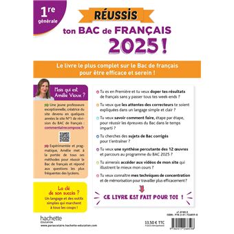 Réussis ton Bac de français 2025 avec Amélie Vioux 1re générale