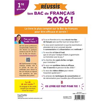 Réussis ton Bac de français 2026 avec Amélie Vioux 1re