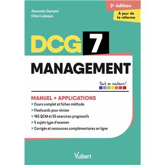 DCG 7 - Management : Manuel et Applications - Réforme 2026-2027 - 1