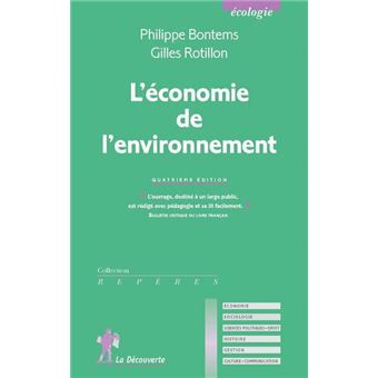 L'économie de l'environnement - 1