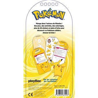 Pokémon - Mon carnet créatif Évoli - Playbac