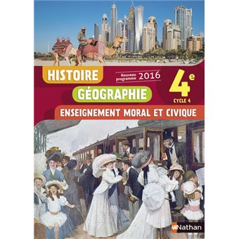 Histoire Géographie Enseignement Moral et Civique 4è 2016 - Manuel élève - 1