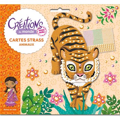 Minimiki - Cartes strass animaux - Creations du monde