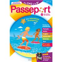 Passeport - Du CM2 à la 6ème 10/11 ans - Cahier de vacances 2026