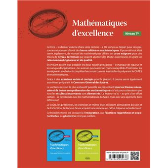 Mathématiques d'excellence - Niveau Terminale