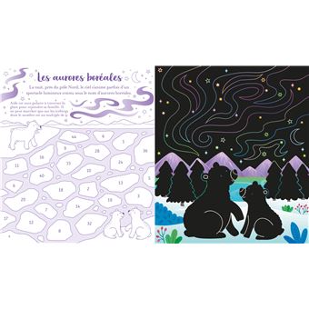 La nuit - Mon livre à gratter - dès 6 ans