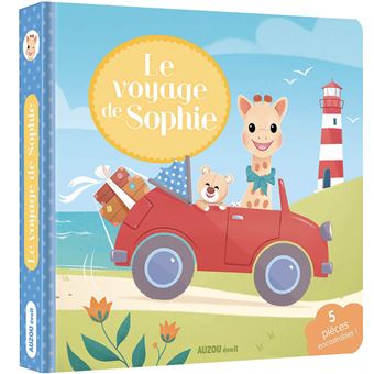 Sophie La Girafe - Le voyage de Sophie la girafe livre puzzle - 1