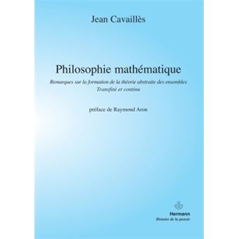 Philosophie mathématique Remarques sur la formation de la théorie