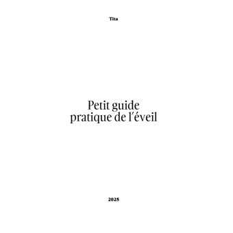 Petit guide pratique de l'éveil