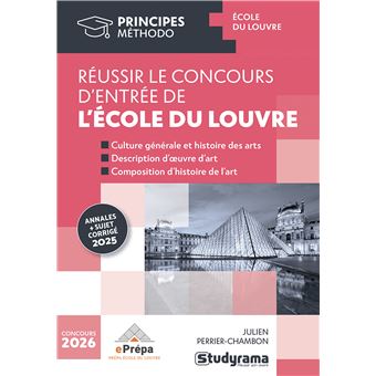 Réussir le concours d'entrée de l'Ecole du Louvre - 1