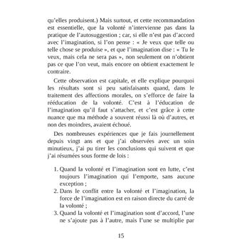 La Maîtrise de soi-même par l'autosuggestion consciente
