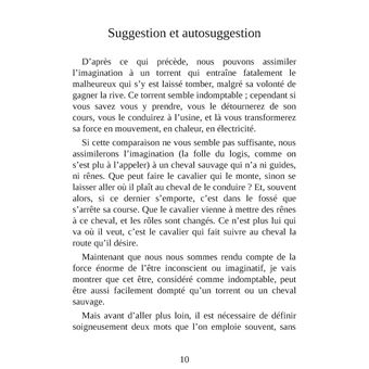 La Maîtrise de soi-même par l'autosuggestion consciente