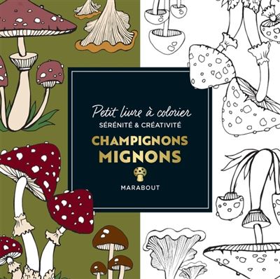 Le petit livre de coloriages - Champignons mignons -  Collectif - broché