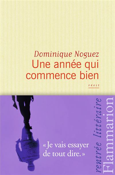 Une année qui commence bien - Dominique Noguez - Flammarion - broché - Roman