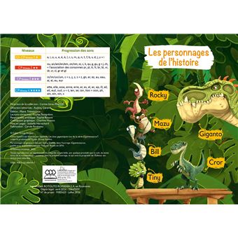 Mes premières lectures 100% syllabiques avec Gigantosaurus Niveau 2 : Les Jeux des Dinos