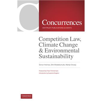 Competition Law, Climate Change & Environmental Sustainability - 1