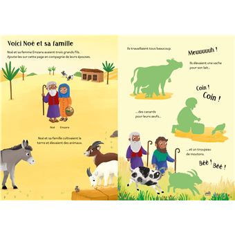 L'arche de Noé - Mes petits autocollants Usborne - dès 3 ans