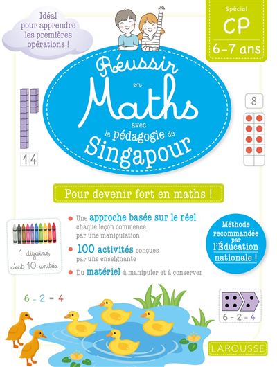 Réussir en maths avec Montessori et la pédagogie de Singapour CP