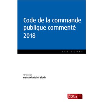 Code de la commande publique commente 2018 - 1