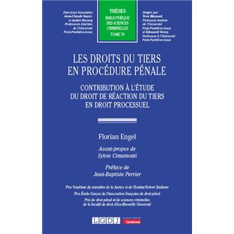 Les droits du tiers en procédure pénale - 1