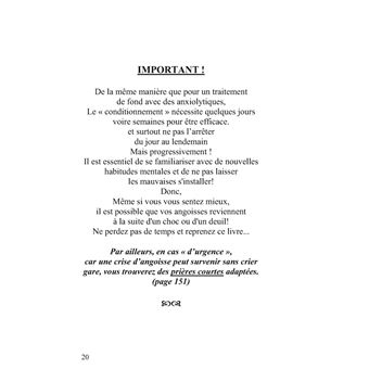 Combattre l'anxiété - l'angoisse...