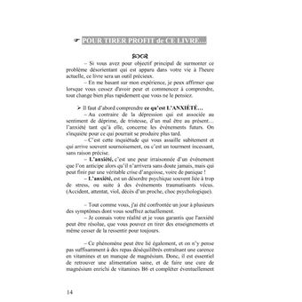 Combattre l'anxiété - l'angoisse...