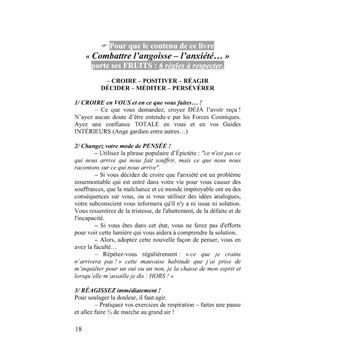 Combattre l'anxiété - l'angoisse...