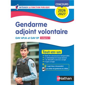Concours Gendarme adjoint volontaire - Catégorie C 2026/2027 - 1