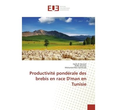 Productivité pondérale des brebis en race D'man en Tunisie - Haifa El Hentati - Universitaires Europeennes - broché - Etude