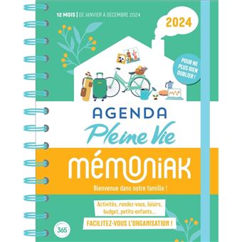 Agenda Familial 2024: Organiseur Mensuel et Calendrier Organisation  Familiale pour 5 Personnes De Janvier à Décembre 2024 avec dates de fêtes  et