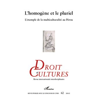 L'homogène et le pluriel - 1