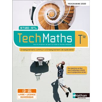 TechMaths Term STI2D/STL - Enseignement commun et de spécialité - Livre + licence élève 2020 - 1