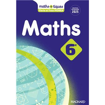 Maths et tiques 6e (2025) - Manuel élève