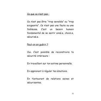 L'insécurité affective
